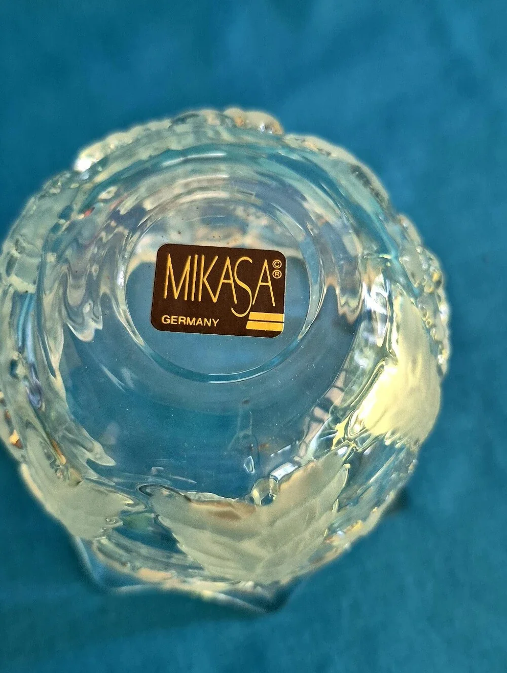 Mikasa Christmas Story Glass Votive Candle Holder